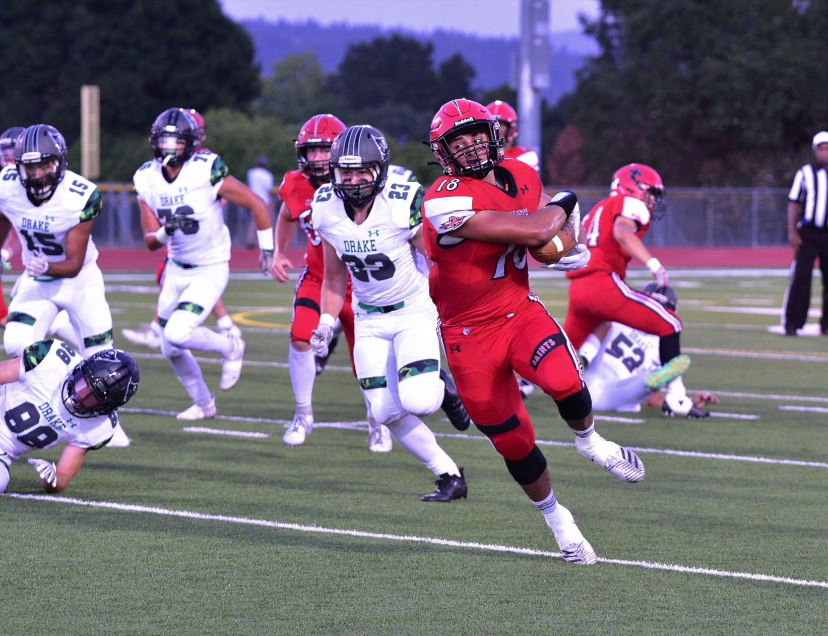St. Helena vs. Drake football